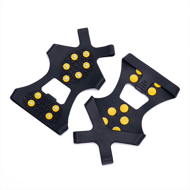Silicon NO-Slip Cleats Crampon Studsded Grids 5-Pantofi de alpinism